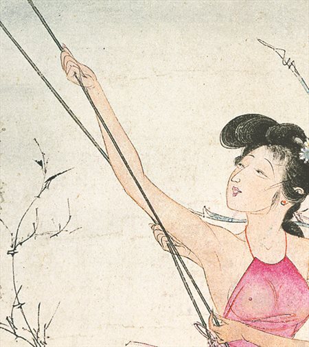 江都-胡也佛的仕女画和最知名的金瓶梅秘戏图